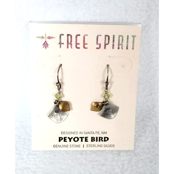 Peyote Bird Womens Silver Dangle Earrings Multicolor Fish Hook Drop Beaded - Picture 1 of 3
